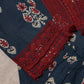 Slate Blue Ajrakh Printed Kurta Set
