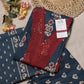 Slate Blue Ajrakh Printed Kurta Set