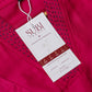 Rani Pink Satin Embroidered Co-ord Set