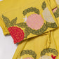 Bright Yellow Floral Embroidered Co-Ord Set