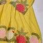Bright Yellow Floral Embroidered Co-Ord Set