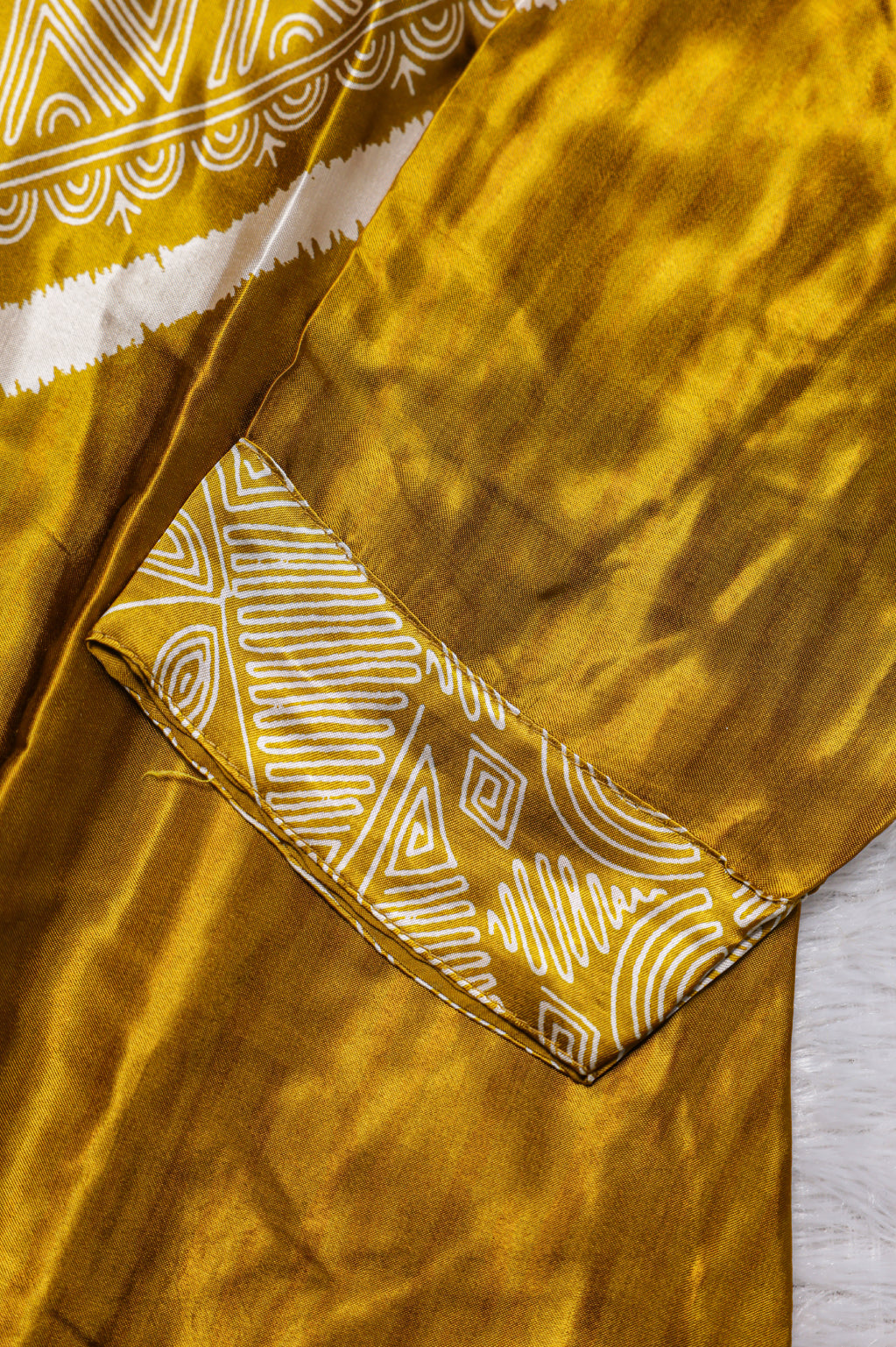Mustard Printed Kurta Set