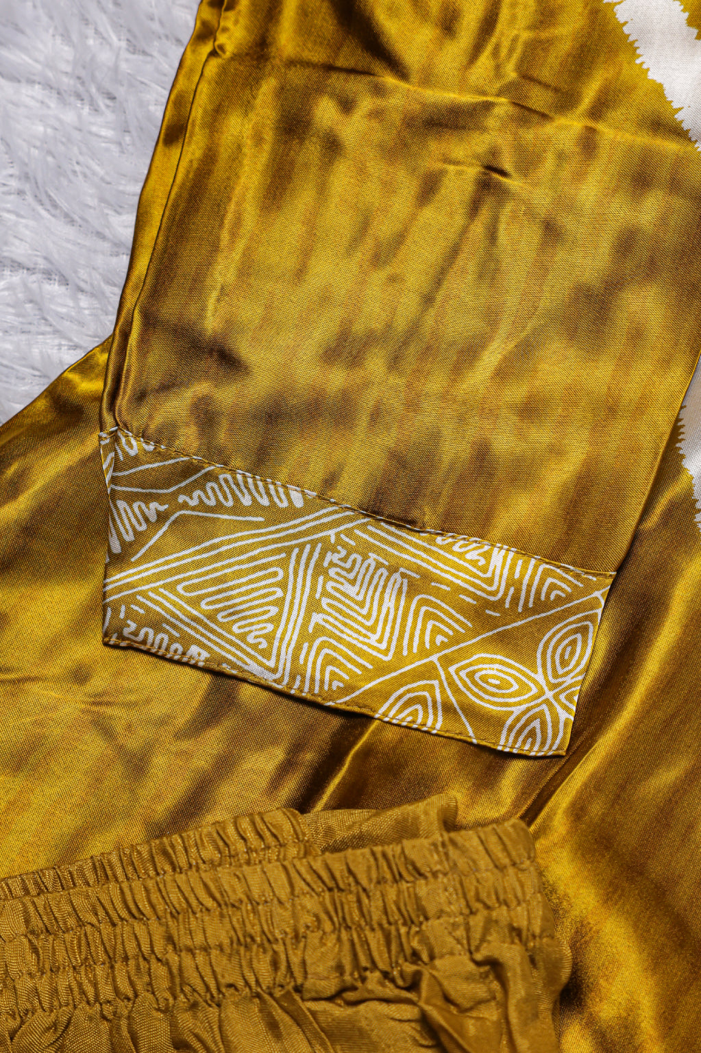 Mustard Printed Kurta Set