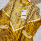 Mustard Printed Kurta Set