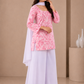 Kurta with Flared Palazzo Pant and Dupatta Set