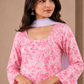 Kurta with Flared Palazzo Pant and Dupatta Set