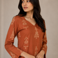 Viscose printed short kurti