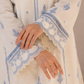 Cotton-blend straight kurta set