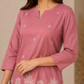 Dusty Rose Cotton Kurta