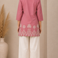 Dusty Rose Cotton Kurta