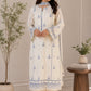 Cotton-blend straight kurta set