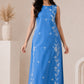 Embroidered Sleeveless Kurta with Flared Pants