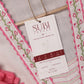 White & Pink Embroidered Kurta Set