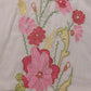 White & Pink Embroidered Kurta Set