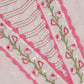 White & Pink Embroidered Kurta Set