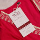 Pink Embroidered Suit Set