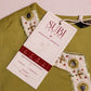 Olive Green Embroidered Kurta Set