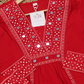 Red Bandhani Print Suit Set