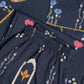 Navy Blue Printed 3-Piece Ethnic Kurta Set