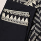 Black & White Printed Kurta Set for Women