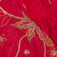 Fuchsia Pink Chanderi Silk Kurta Palazzo Set