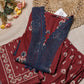 Maroon Floral Block-Print Cotton Kurta Set