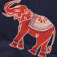 Navy Blue Cotton Kurta Pant Set with Printed Dupatta