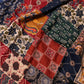 Navy Blue Printed Suit Set with Statement Dupatta
