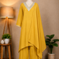 Mustard Embellished Kurta Set