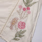 Off-White Floral Embroidered 3-Piece Kurta Pant Set
