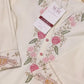 Off-White Floral Embroidered 3-Piece Kurta Pant Set