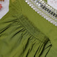 Olive Green Embellished Kurta Set