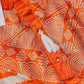 Orange Printed Kurta Set