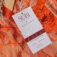 Orange Printed Kurta Set