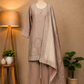 Taupe Party Wear Suit Se