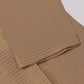 Mocha Beige A-line Straight Kurta Set