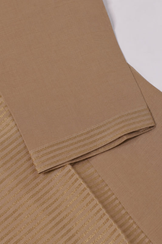 Mocha Beige A-line Straight Kurta Set