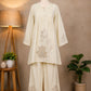 Ivory Embroidered Co-ord Set for Women