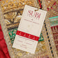 Red Kurta Set for Women with Multicolor Dupatta