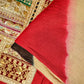 Red Kurta Set for Women with Multicolor Dupatta