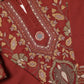 Maroon Floral Embroidered Suit Set